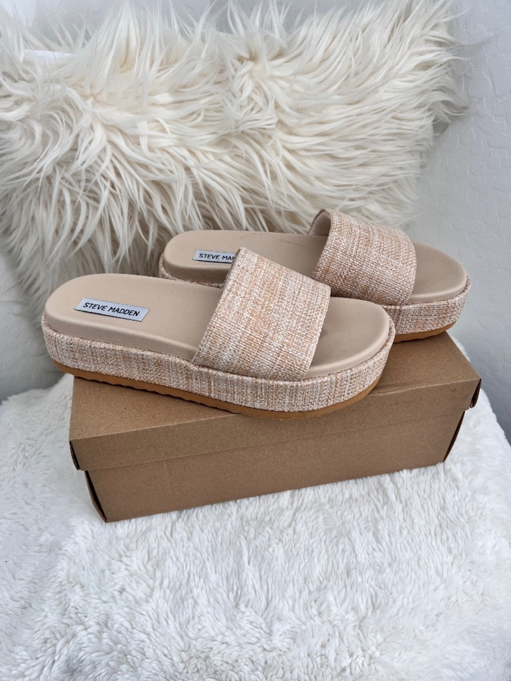 Steve Madden Wedge Slides